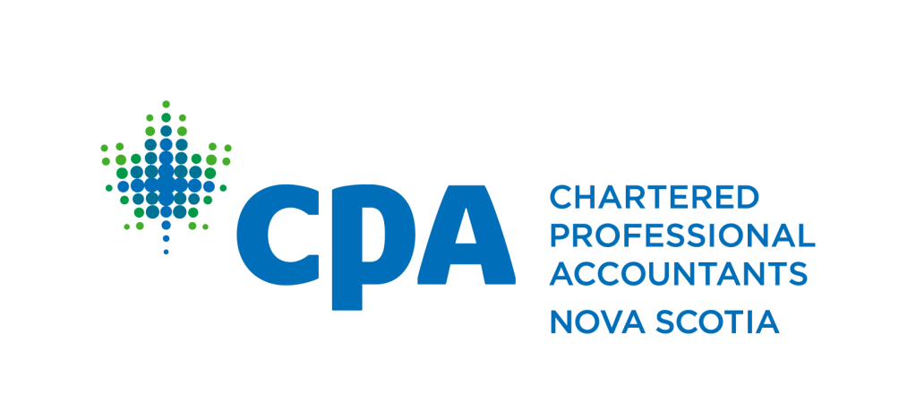 The official logo of the Chartered Professional Accountants of Nova Scotia, of which Deep Harbour Accounting, Inc is a member.